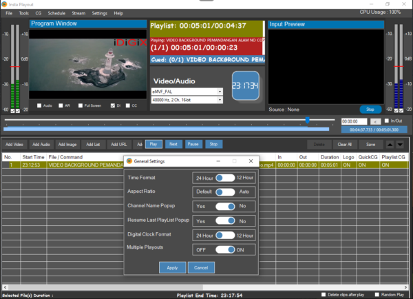 InstaPlayout 4.5.5 (30-10-2024) 16 Multi Channel Patched - Image 7