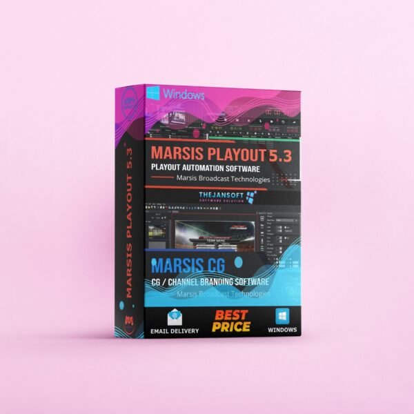 Marsis Playout V5.3.21.112 - 8 Multi Channel / Marsis CG / Marsis Scheduler with Crack