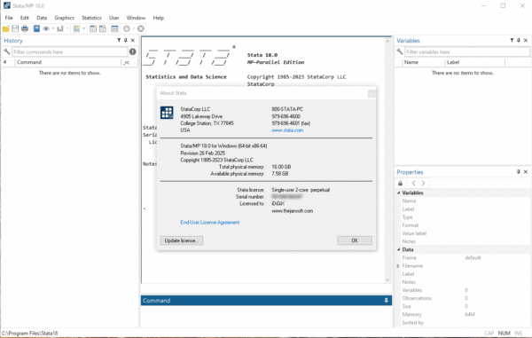 STATA MP 18 FOR MAC LIFETIME ACTIVATION - Image 2