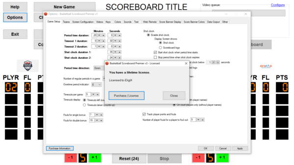 Basketball Scoreboard Premier v3 Lifetime - Image 2