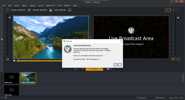 Wirecast Professional Live Streaming Software 16.2 Lifetime - Image 2