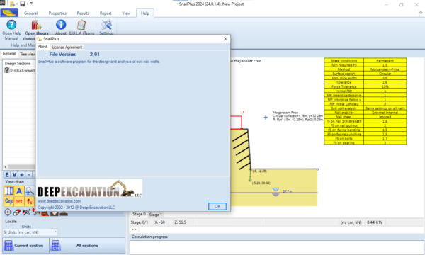 SnailPlus 2024 - Soil nail analysis software 2024 Crack - Image 2