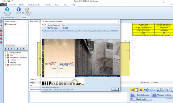 Trench - Slurry Wall Stability Analysis Software 2024 Crack - Image 2