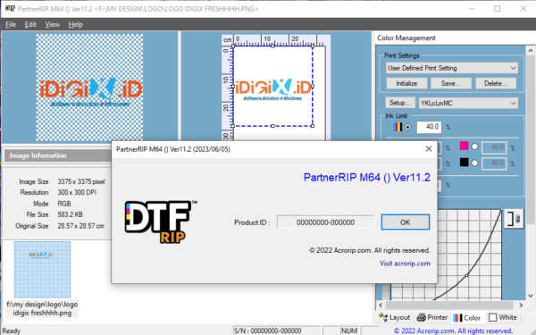 ACRORIP V11.2 RIP Software (includes Multi Image Handling, and expanded Epson printer compatibility) - Image 2
