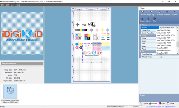 ACRORIP V11.2 RIP Software (includes Multi Image Handling, and expanded Epson printer compatibility) - Image 4