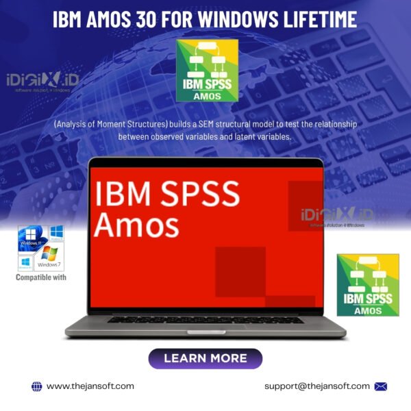 IBM SPSS Amos Multilingual Ver 31 – Statistical Analysis