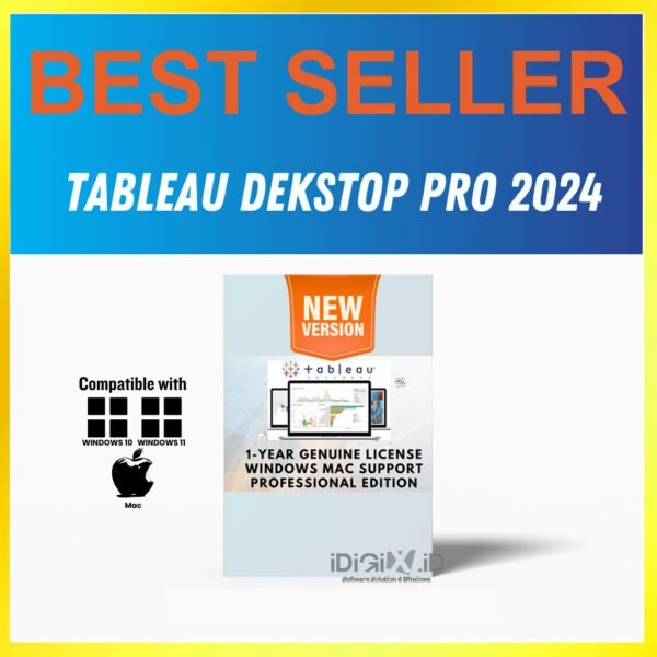 Tableau Desktop Pro 2024 Genuine Key For Windows and Mac