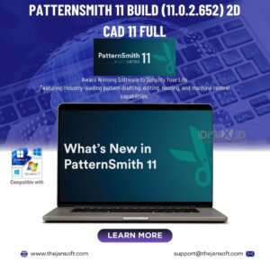 PatternSmith 11 build (11.0.2.652) 2D CAD 11 Full | Award-Winning Pattern Drafting, Editing & Nesting Software