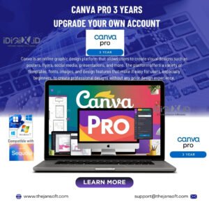 Canva Pro 3 Years Upgrade your own account