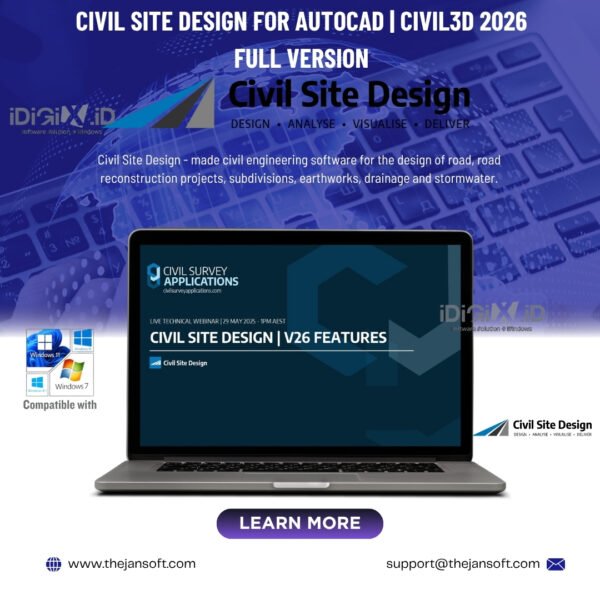 Civil Site Design for Civil 3D 2026 Perpetual License